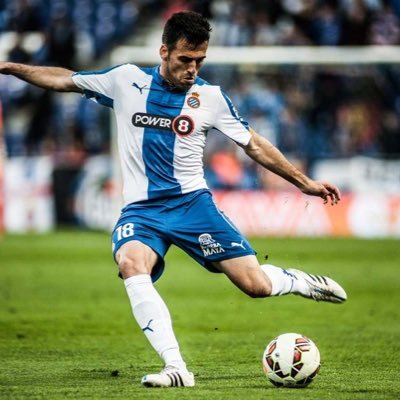 Juan Rafael Fuentes durante su etapa en el Espanyol